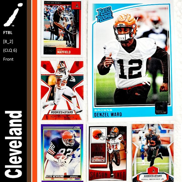 NFL Other - Cleveland Browns 6 Card Lot - FTBL [8_2]